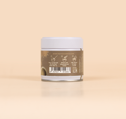 Etiquetado Té Hojicha en polvo Matcha &amp; CO 30 g
