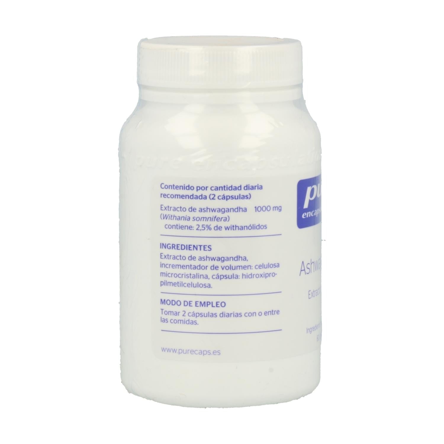 Ashwagandha Pure Encapsulations 60 cápsulas