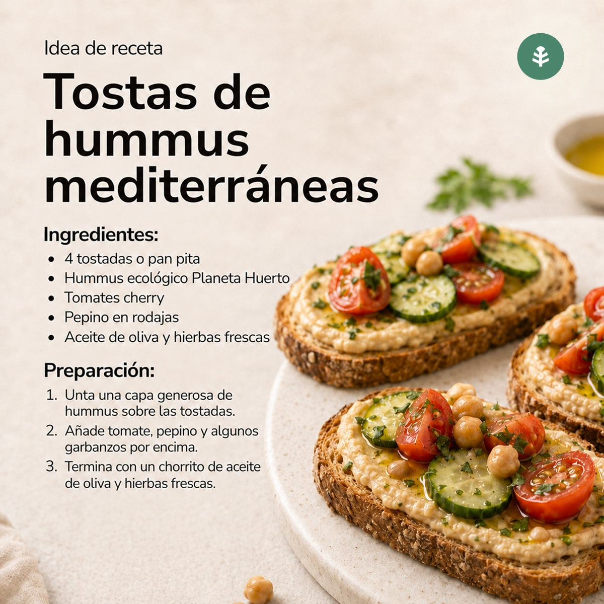 Hummus ECO Planeta Huerto 210 g