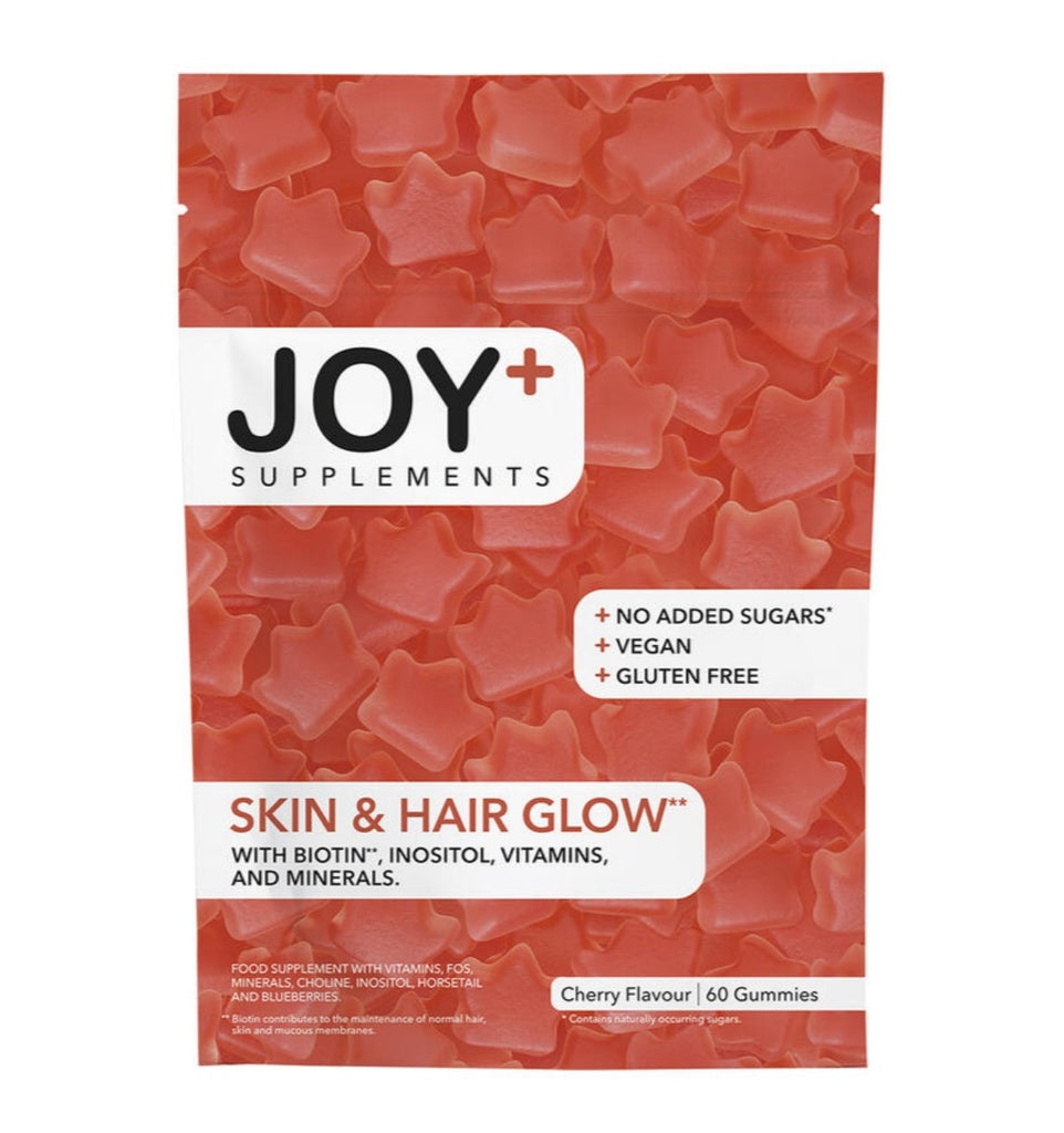 Gummies Skin & Hair Glow con Biotina JOY+ 60 uds