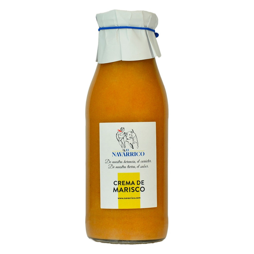 Crema de marisco El Navarrico botella 500 ml