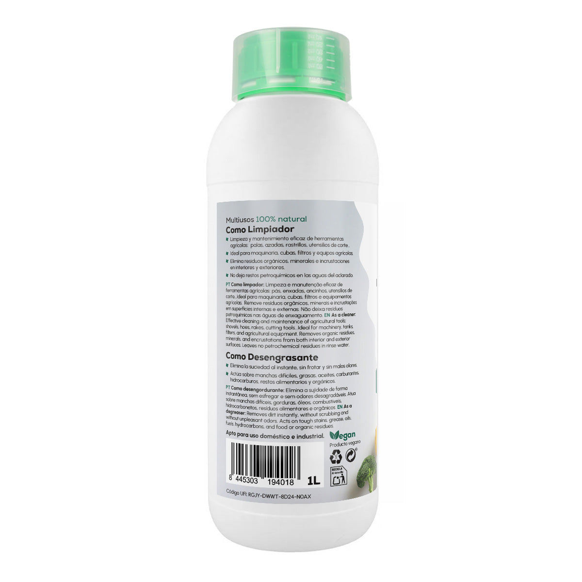 Jabón potásico Negro Planeta Huerto 1 L