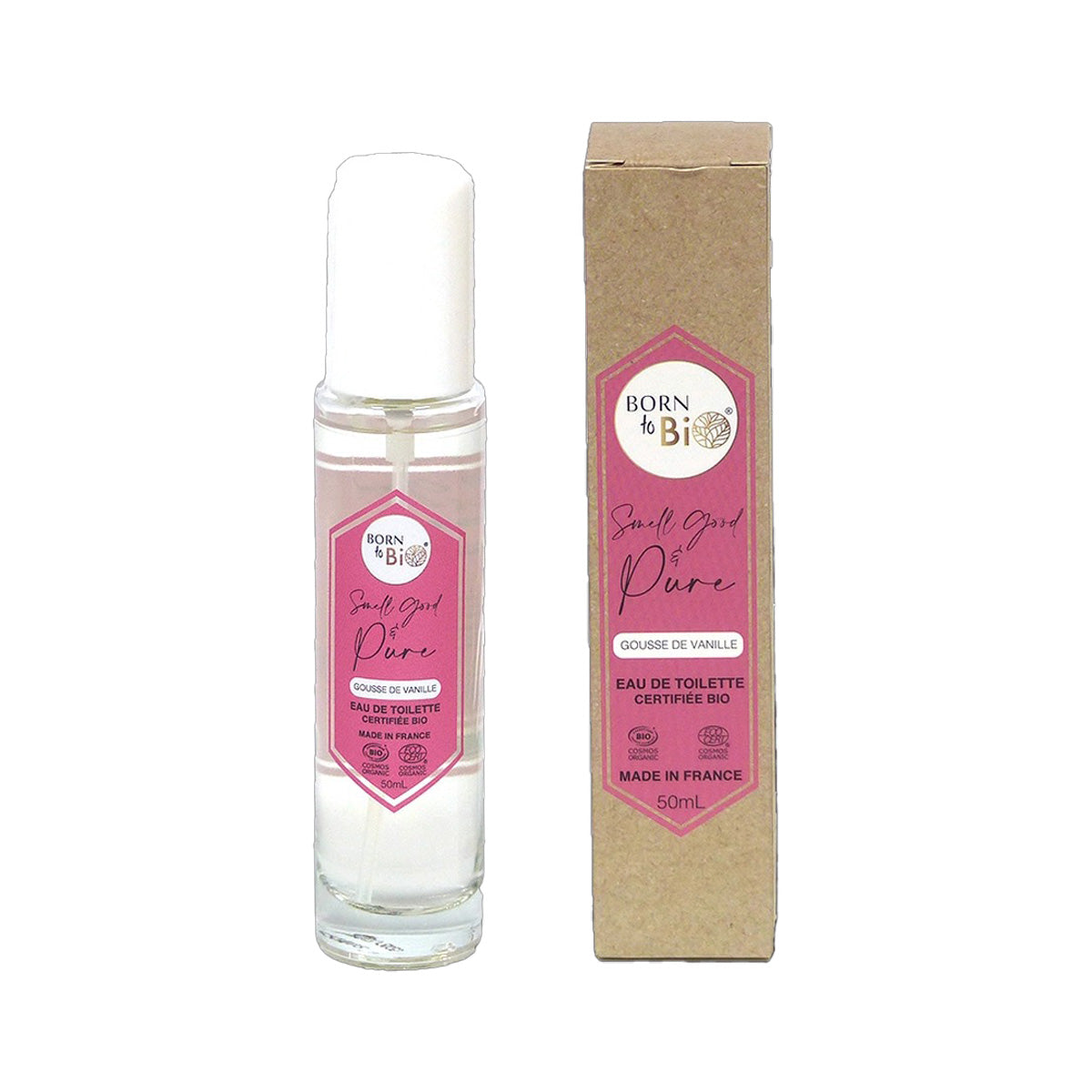 Eau De Toilette Gousse de Vanille Born To Bio 50 ml