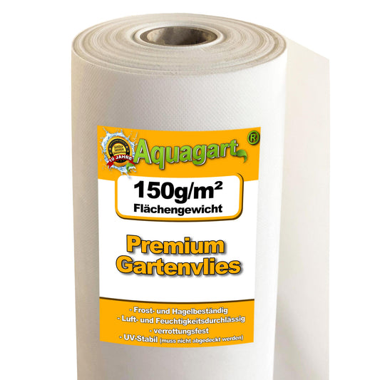 10m² Forro Polar Para Jardín, Forro Polar Para Malas Hierbas, Forro Polar Para Mantillo, 150 G/m², Blanco, 1 M De Ancho_0