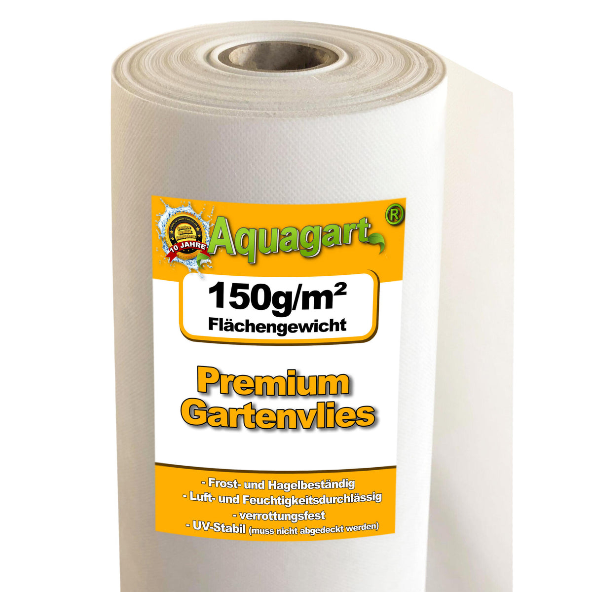 25m² Forro Polar Para Jardín, Forro Polar Para Malas Hierbas, Forro Polar Para Mantillo, 150 G/m², Blanco, 2 M De Ancho_0