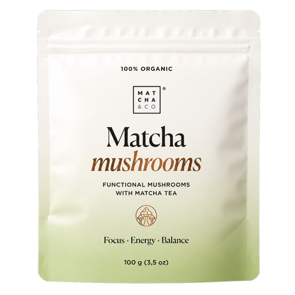 Matcha Mushrooms con setas ecológico Matcha &amp; CO 100 g