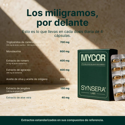 Mycor 60 Cápsulas Synsera Labs_2