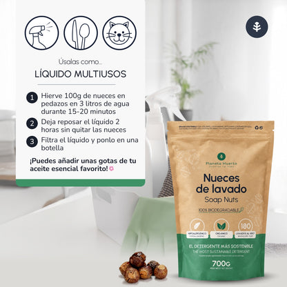 Nueces de Lavado Planeta Huerto 700 gr