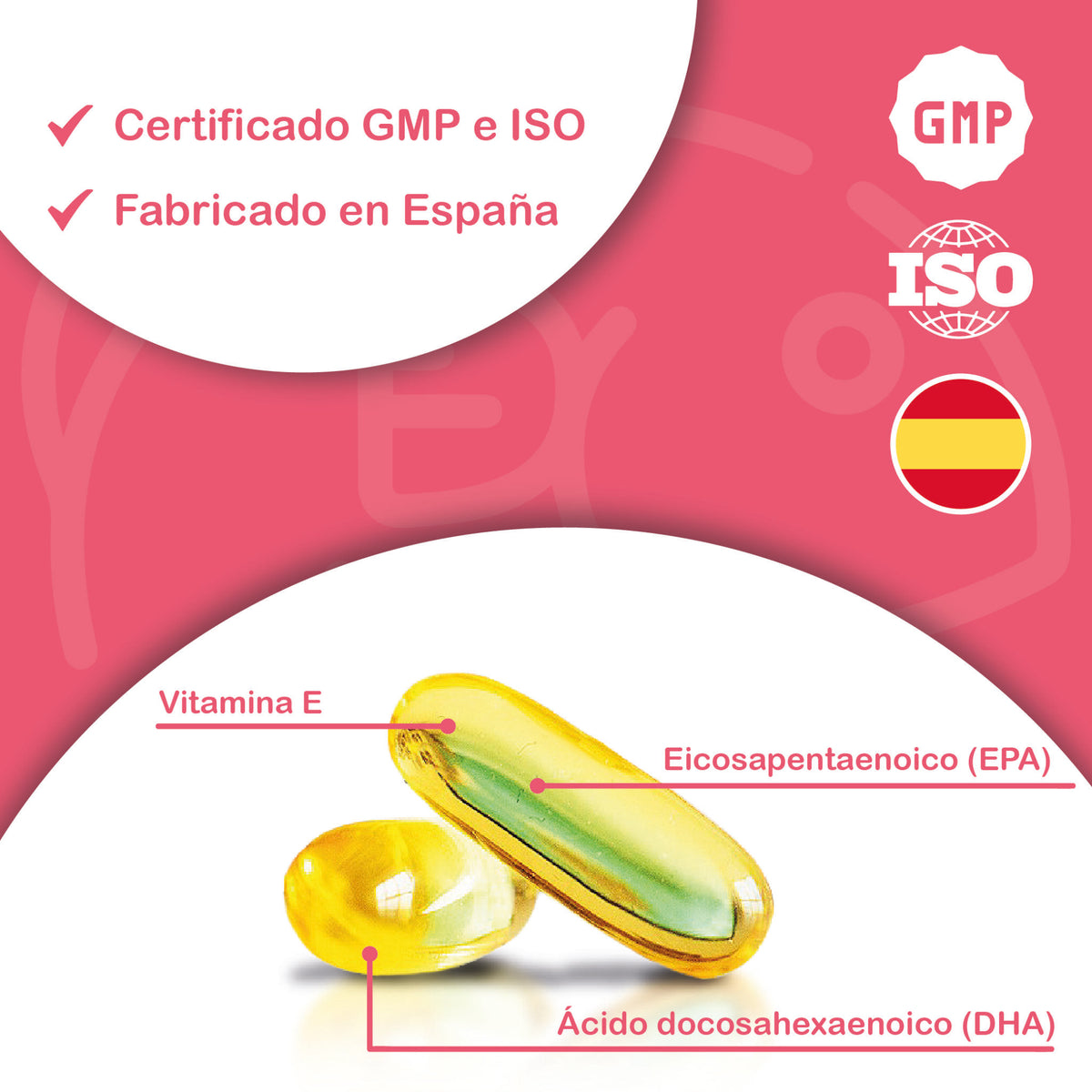 Omega 3 - 120 perlas blandas a base De Aceite de Pescado 2000mg - con 700mg Epa - 500mg Dha y Vitamina E_4