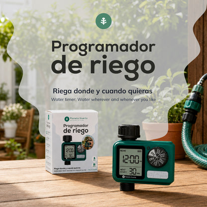Programador de Riego Digital Planeta Huerto