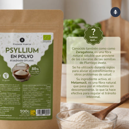 Psyllium en polvo Eco Planeta Huerto 200 g