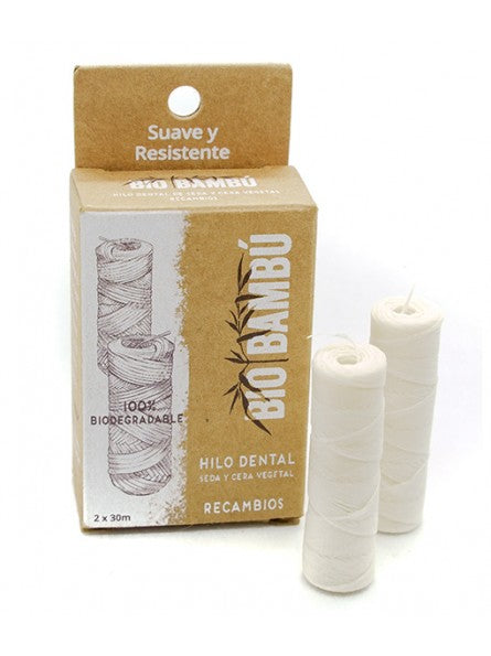 Recambio Hilo Dental de Seda Natural 2x30m
