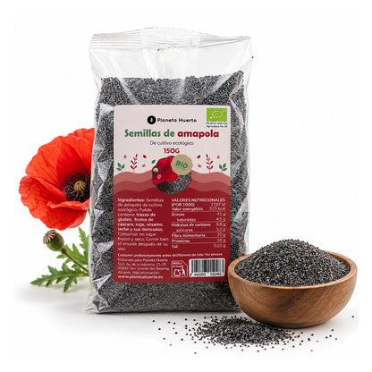 Semillas de amapola ECO Planeta Huerto 150 g