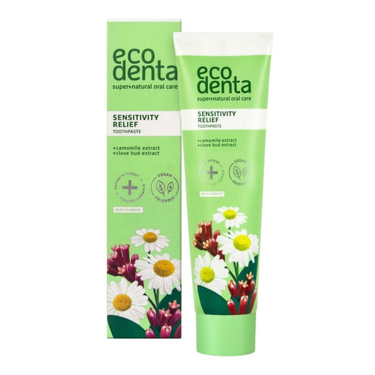 Pasta dental Alivio Sensibilidad Manzanilla y Clavo EcoDenta 100 ml