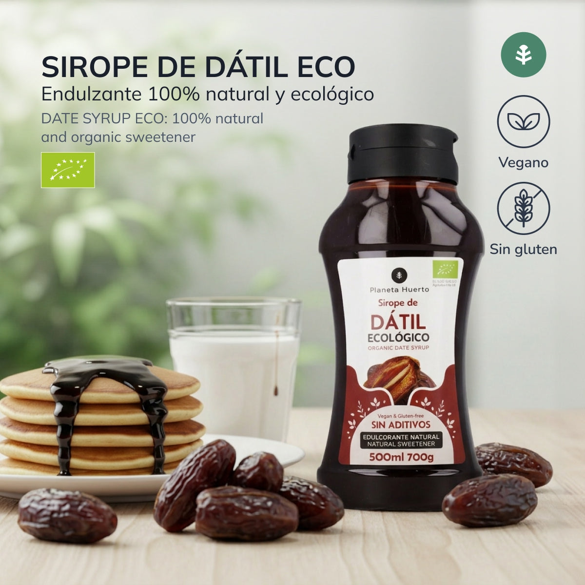 Sirope de dátil Planeta Huerto 500 ml
