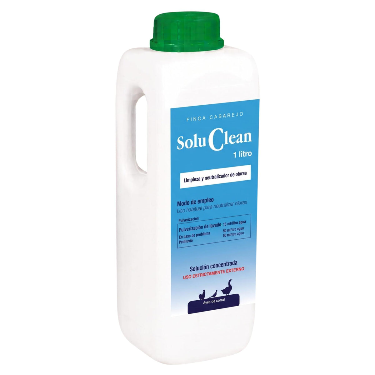 Soluclean - Limpieza De Gallineros, Perreras, Comederos Y Material - Disolver Y Limpiar Las Instalaciones (1 L)_0