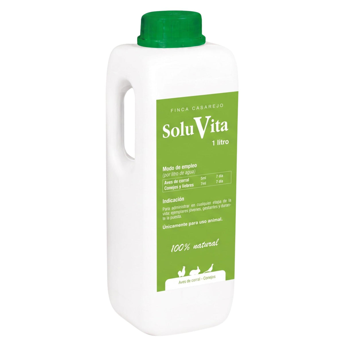 Soluvita 1l - Vitaminas Para Gallinas, Conejos, Anátidas Y Otras Aves - Apoyo Nutricional En Épocas De Alta Demanda_0