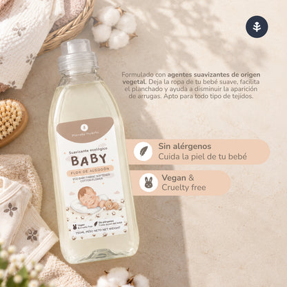 Baby Suavizante para ropa Flor de Algodón ECO Planeta Huerto 750 ml