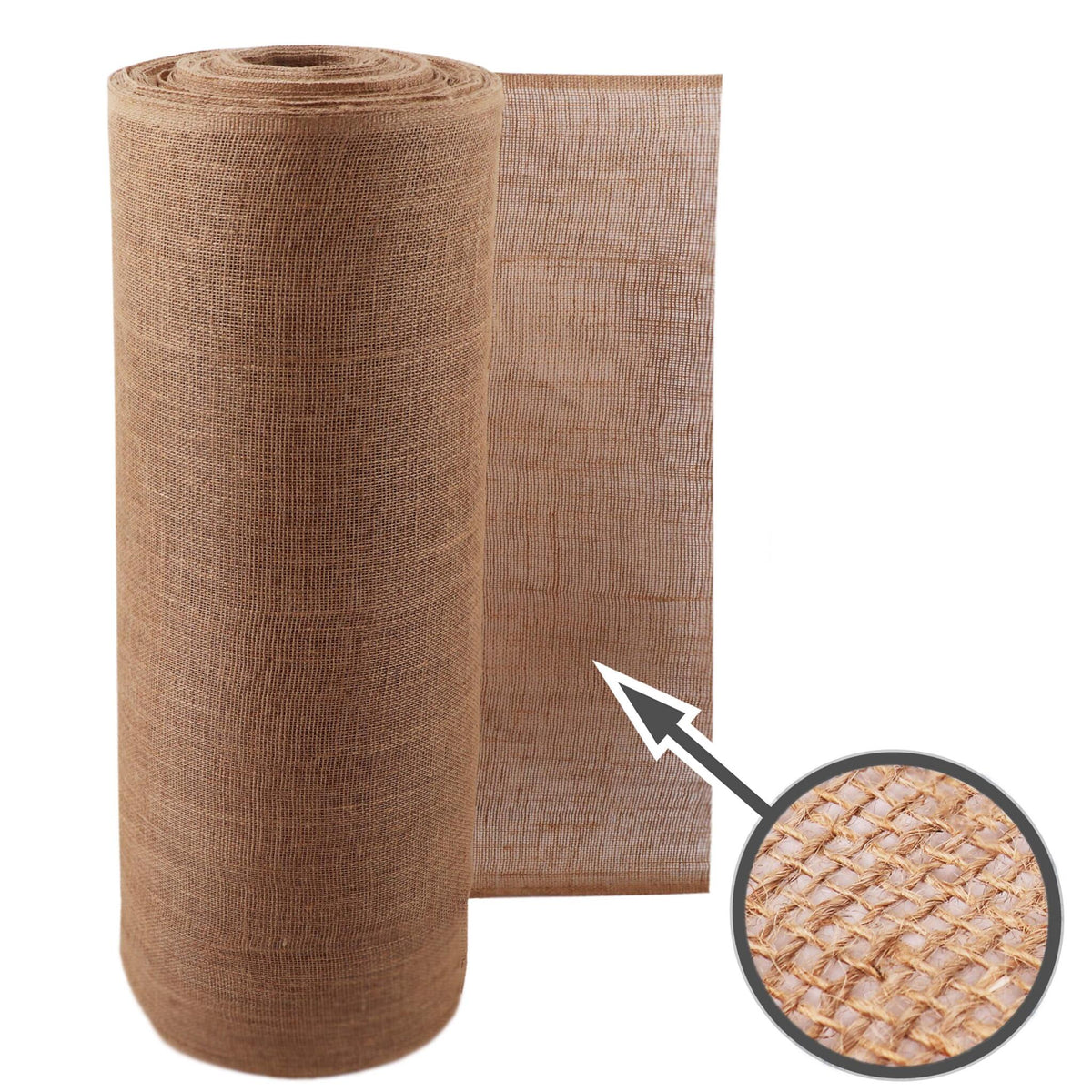 Tela De Yute De 30m X 1m, Estera De Yute De 215g/m², Tela De Yute Para Jardín, Cinta De Yute De Arpillera_3