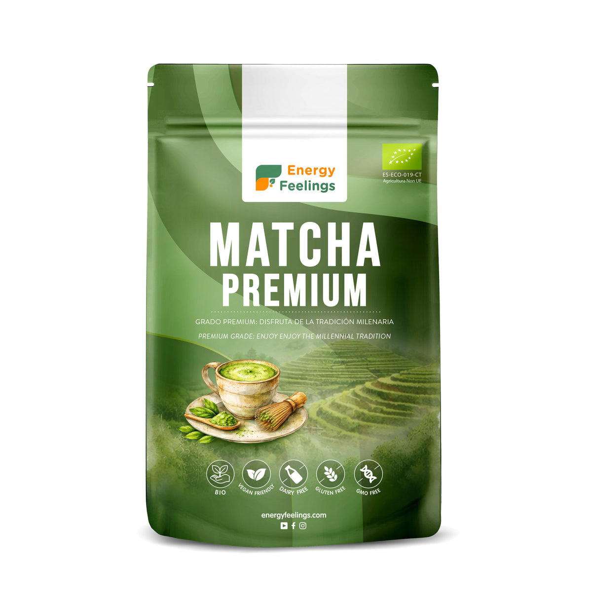 Té matcha ECO ceremonial Energy Feelings 100 g